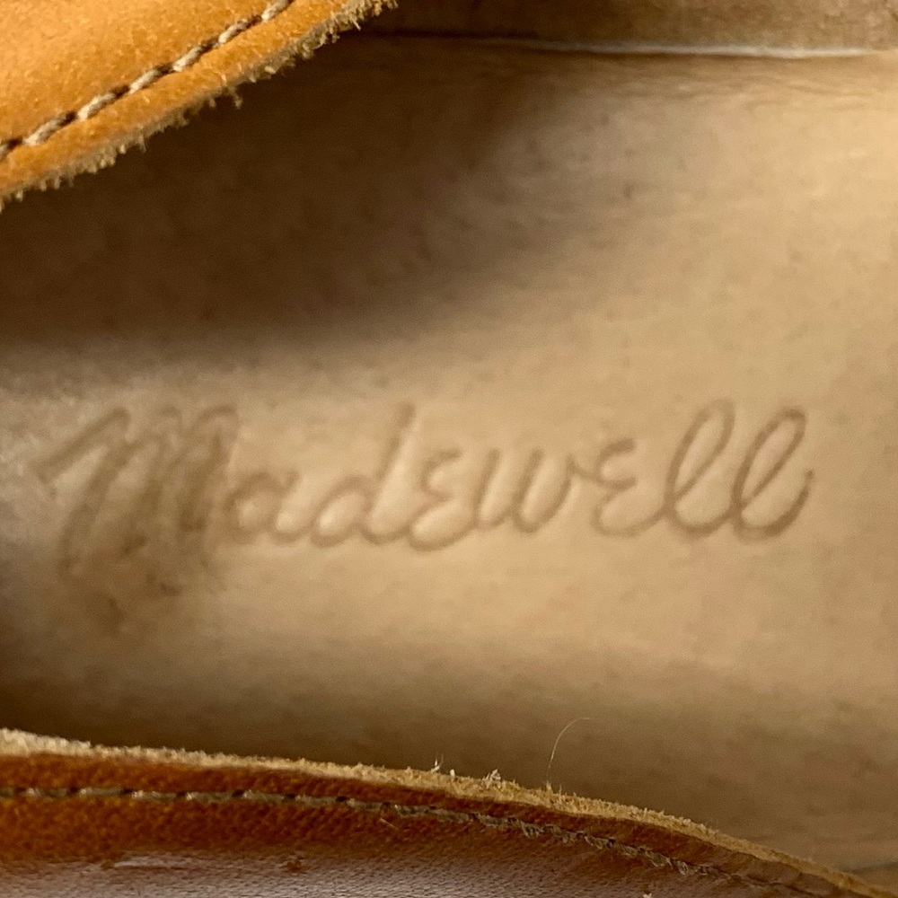 Madewell The Brady Brown Leather Pointed Toe Lowcut Booties 9.5 Classic Boho - Picture 12 of 16